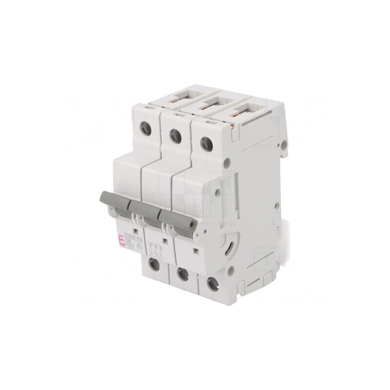 Întrerupător de Supracurent 20A 3 Poli 230/400VAC 10kA | Electronic-mag.ro | Componente Electronice