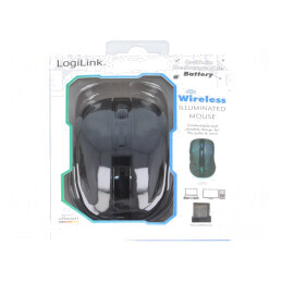 Mouse optic negru USB fără fir 10m 6 butoane | Electronic-mag.ro | Componente Electronice