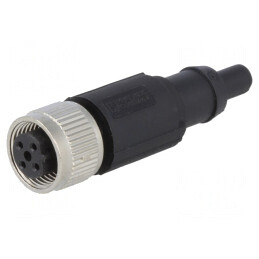 Conector Profibus Drept M12 4P Mamă | Electronic-mag.ro | Componente Electronice