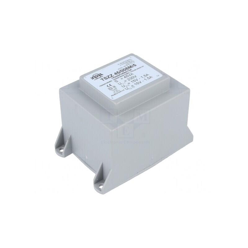 Transformator încapsulat 45VA 230VAC 15V 1,5A PCB | Electronic-mag.ro | Componente Electronice