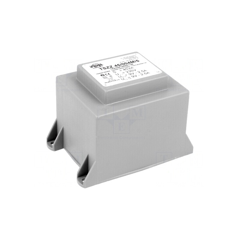 Transformator încapsulat 45VA 230V 9V 2,5A PCB TSZZ45/004M/5 | Electronic-mag.ro | Componente Electronice Transformator încapsulat 45VA 230V 9V 2,5A PCB TSZZ45/004M/5 | Electronic-mag.ro | Componente Electronice