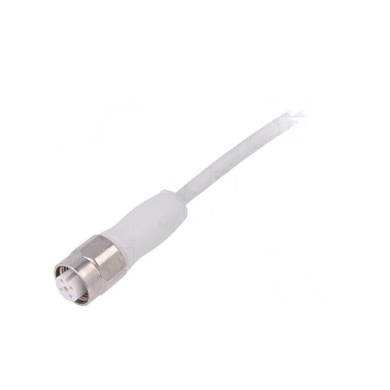 Cablu de conectare M12 PIN 4 7,5m 250VAC 4A mamă | Electronic-mag.ro | Componente Electronice