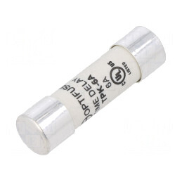 Siguranță Întârziere 6A 500VAC 10,3x38mm TPK-6A | Electronic-mag.ro | Componente Electronice