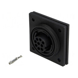 Conector Circular Mamă 9 PIN IP68 Buccaneer | Electronic-mag.ro | Componente Electronice
