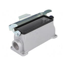 Carcasă pentru Conectori HDC C146 E24 Aluminiu | Electronic-mag.ro | Componente Electronice