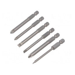 Kit Capete de Șurubelniță 70mm 1/4 6 Bucăți | Electronic-mag.ro | Componente Electronice