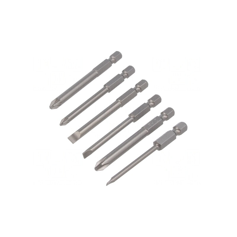 Kit Capete de Șurubelniță 70mm 1/4 6 Bucăți | Electronic-mag.ro | Componente Electronice