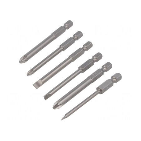 Kit Capete de Șurubelniță 70mm 1/4 6 Bucăți | Electronic-mag.ro | Componente Electronice