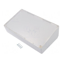 Carcasă Desktop ABS Gri Deschis 216x130x80mm | Electronic-mag.ro | Componente Electronice