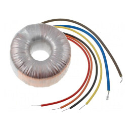 Transformator: toroidal | 15VA | 230VAC | 18V | 18V | 0,417A | 0,417A | 55102-P1S2