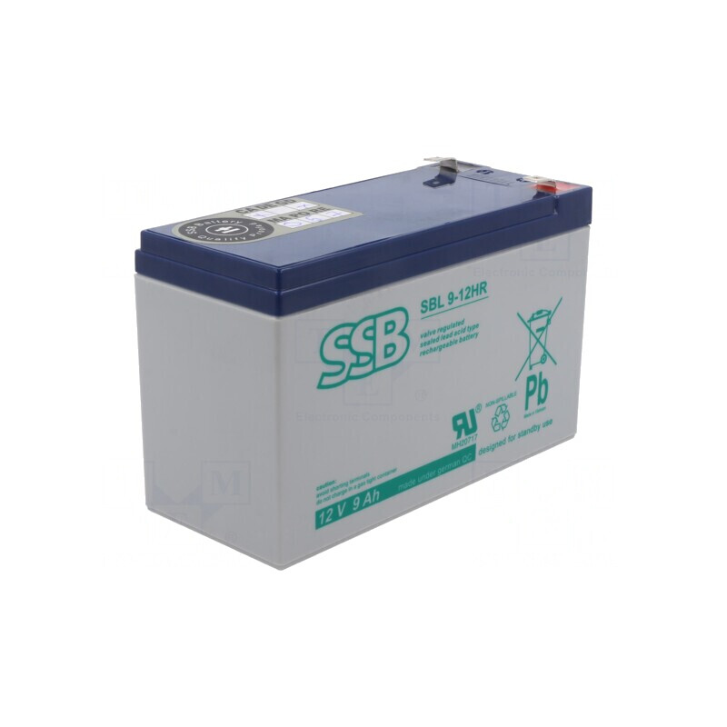 Baterie Plumb-Acid 12V 9Ah AGM Fără Întreținere | Electronic-mag.ro | Componente Electronice Baterie Plumb-Acid 12V 9Ah AGM Fără Întreținere | Electronic-mag.ro | Componente Electronice