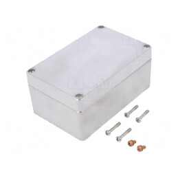 Carcasă Universală Aluminiu IP68 80x125x57mm | Electronic-mag.ro | Componente Electronice