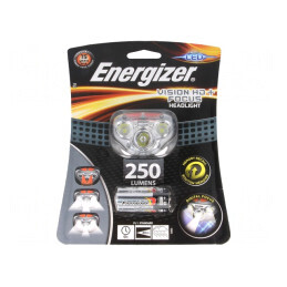 Lanternă LED pentru cască etanşă 250lm gri | Electronic-mag.ro | Componente Electronice