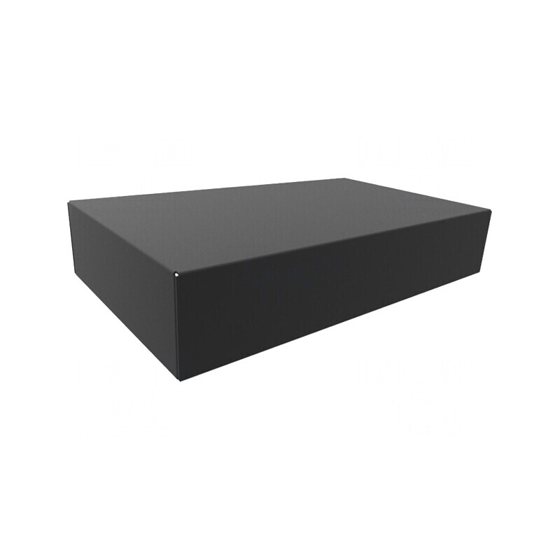 Carcasă Oțel Neagră 152x254x51mm | Electronic-mag.ro | Componente Electronice