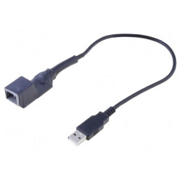 Adaptor USB/AUX Mitsubishi Jack 3,5mm 4pin USB A | Electronic-mag.ro | Componente Electronice