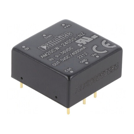 Convertor DC/DC 20W 9-36V la 5V 4A | Electronic-mag.ro | Componente Electronice