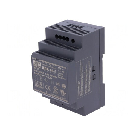 Alimentator pentru șină DIN 32,5W 5VDC 6,5A | Electronic-mag.ro | Componente Electronice