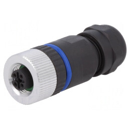 Mufă M12 4P Mamă IP67 CANopen | Electronic-mag.ro | Componente Electronice