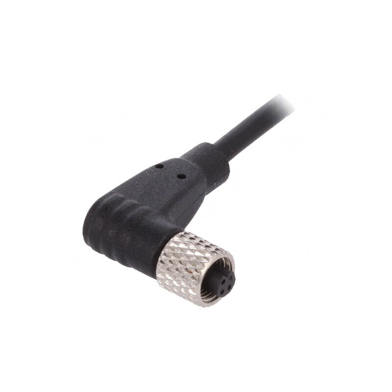 Mufă Mamă M5 3 PIN 1A Unghi IP67 60V | Electronic-mag.ro | Componente Electronice