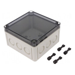 Carcasă Universală Polistiren 130x130x75mm | Electronic-mag.ro | Componente Electronice