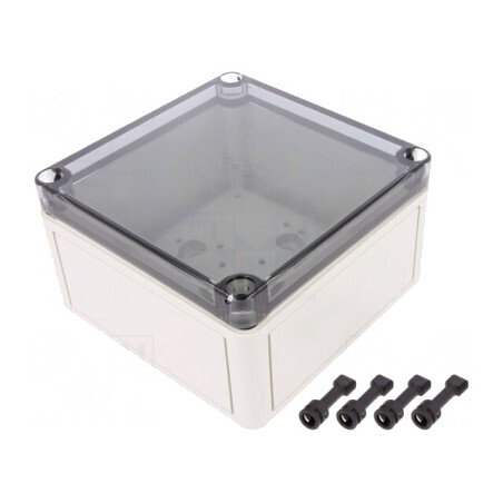 Carcasă Universală Polistiren 130x130x75mm | Electronic-mag.ro | Componente Electronice