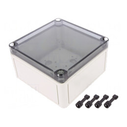 Carcasă Universală Polistiren 130x130x75mm | Electronic-mag.ro | Componente Electronice