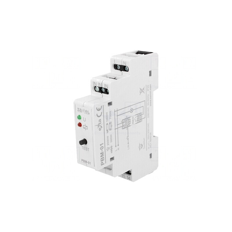 Releu bistabil de impulsuri NO 16A IP20 PBM-01 | Electronic-mag.ro | Componente Electronice