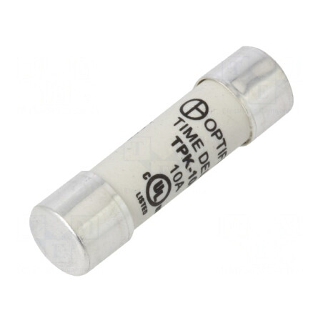 Siguranță întârziere 10A 500VAC 10,3x38mm | Electronic-mag.ro | Componente Electronice