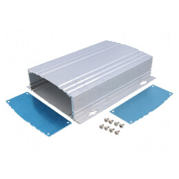 Carcasă aluminiu cu panou 148x200x48mm | Electronic-mag.ro | Componente Electronice