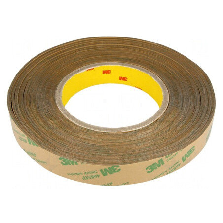 Bandă de Fixare Acrilică Transparentă 19mm x 55m 3M 468MP | Electronic-mag.ro | Componente Electronice