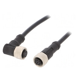 Cablu Senzori/AUTOMATIZĂRI M12 1m Mufă-Mufă | Electronic-mag.ro | Componente Electronice