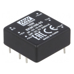 Convertor DC/DC 10W 18-36V la 5V 2000mA THT | Electronic-mag.ro | Componente Electronice