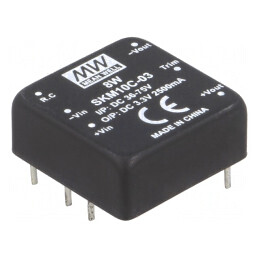 Convertor DC/DC 10W 36-75V la 3.3V 2500mA | Electronic-mag.ro | Componente Electronice