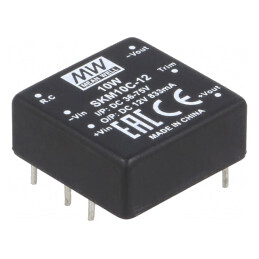 Convertor DC/DC 10W 36-75V la 12V 833mA THT | Electronic-mag.ro | Componente Electronice