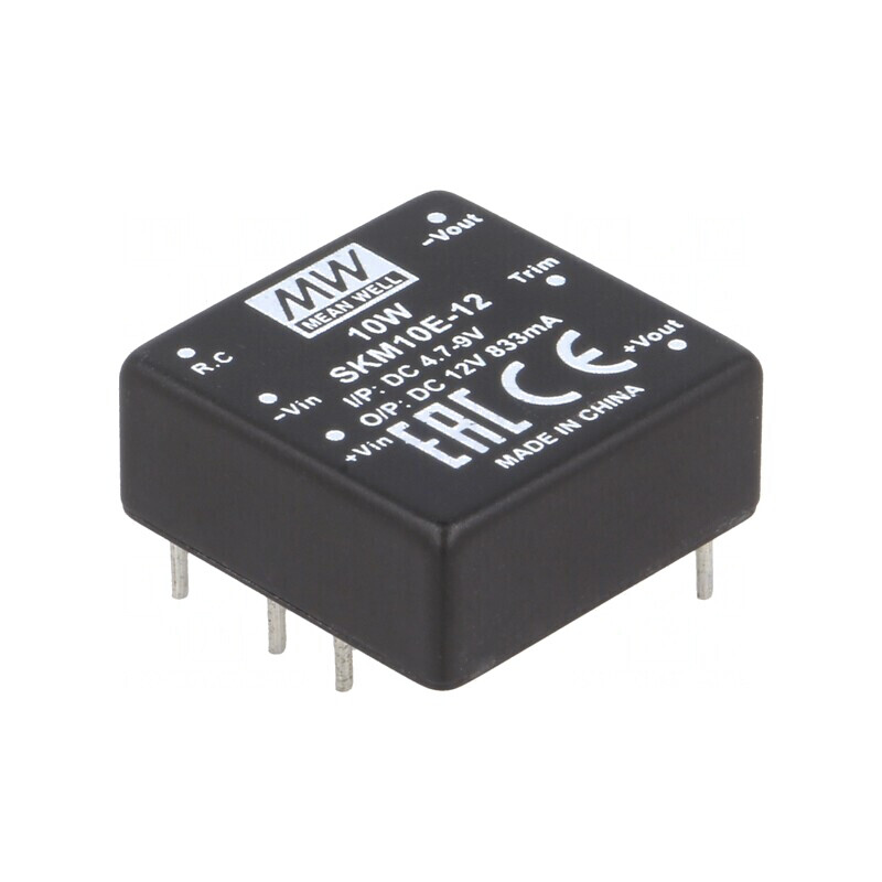Convertor DC/DC 10W 4.7-9V la 12V 833mA THT | Electronic-mag.ro | Componente Electronice