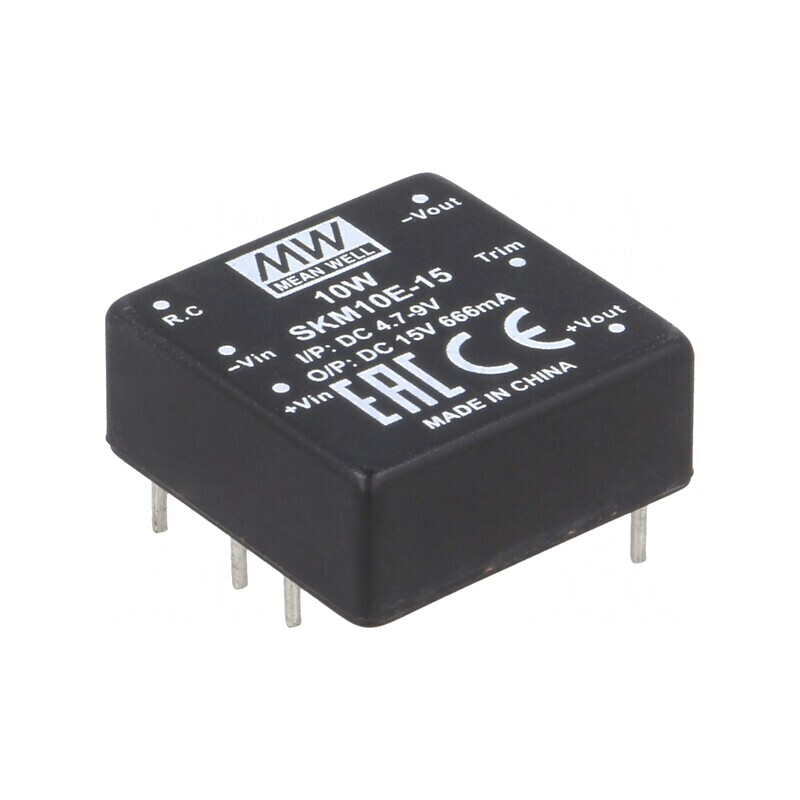 Convertor DC/DC 10W 4.7-9V la 15V 666mA THT | Electronic-mag.ro | Componente Electronice