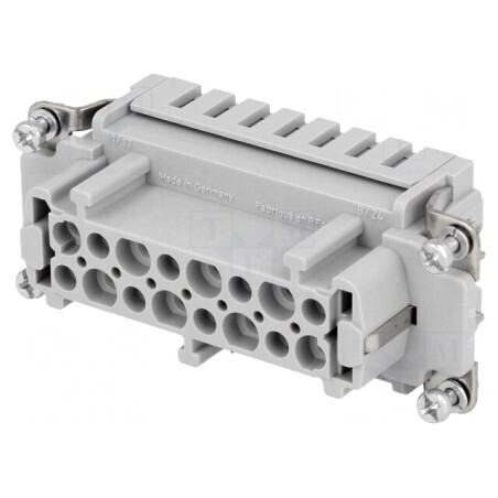 Conector HDC inserturi contact mamă Han ES PIN 16 16 PE | Electronic-mag.ro | Componente Electronice