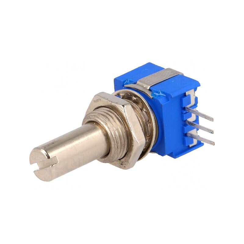 Potențiometru Axial THT 1W 10kΩ 290° Linear pentru PCB | Electronic-mag.ro | Componente Electronice