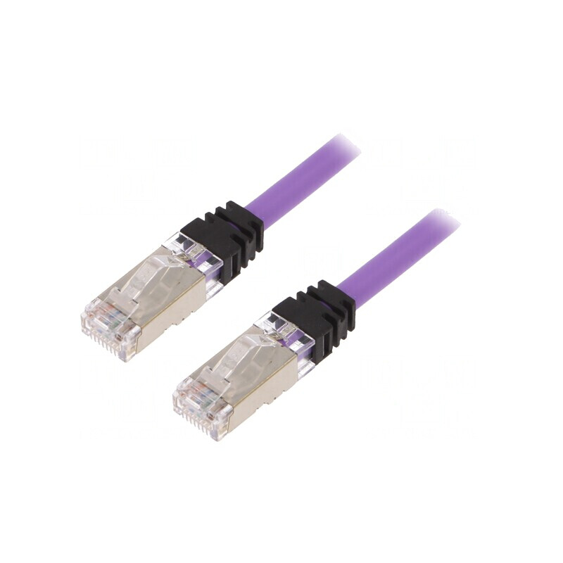 Patch cord S/FTP TX6A 10Gig LSZH Violet 2m | Electronic-mag.ro | Componente Electronice