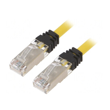 Cablu Patch S/FTP TX6A 10Gig LSZH Galben 2m | Electronic-mag.ro | Componente Electronice