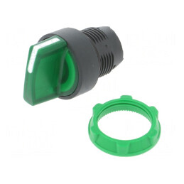 Comutator Rotativ 22mm LED Verde IP66 | Electronic-mag.ro | Componente Electronice