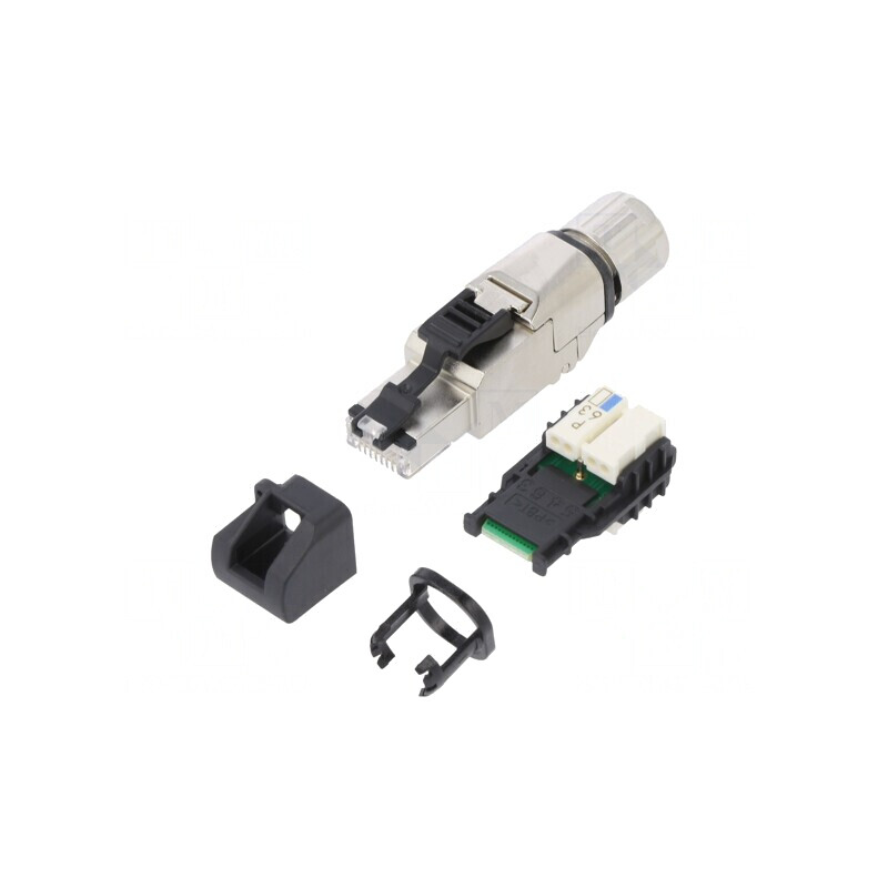 Mufă RJ45 Cat 6a Ecranată cu Capac Protecție Aurit | Electronic-mag.ro | Componente Electronice Mufă RJ45 Cat 6a Ecranată cu Capac Protecție Aurit | Electronic-mag.ro | Componente Electronice