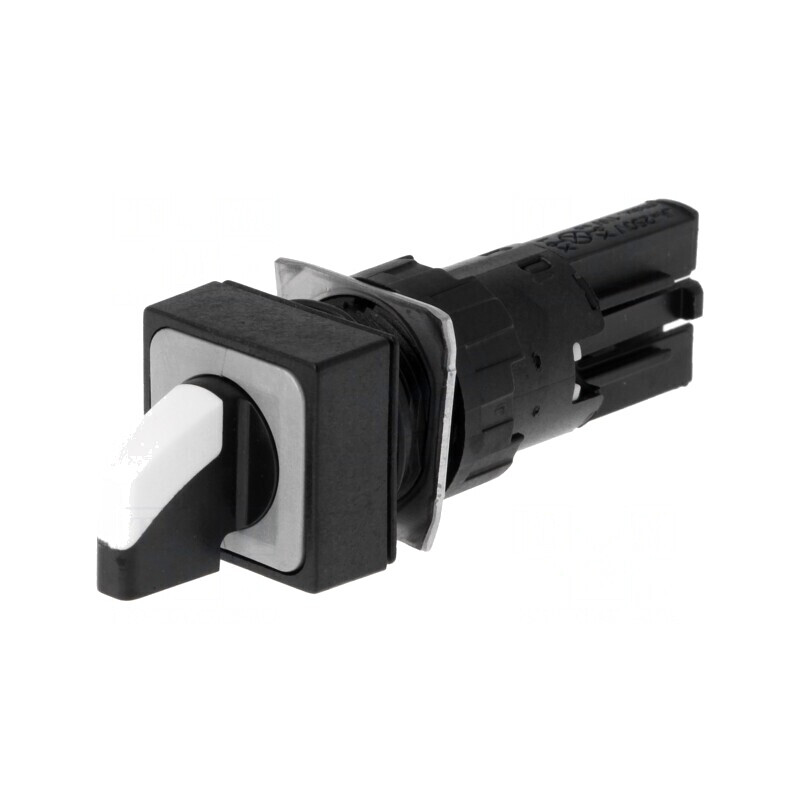 Comutator Rotativ 16mm 2 Pozitii Albă | Electronic-mag.ro | Componente Electronice