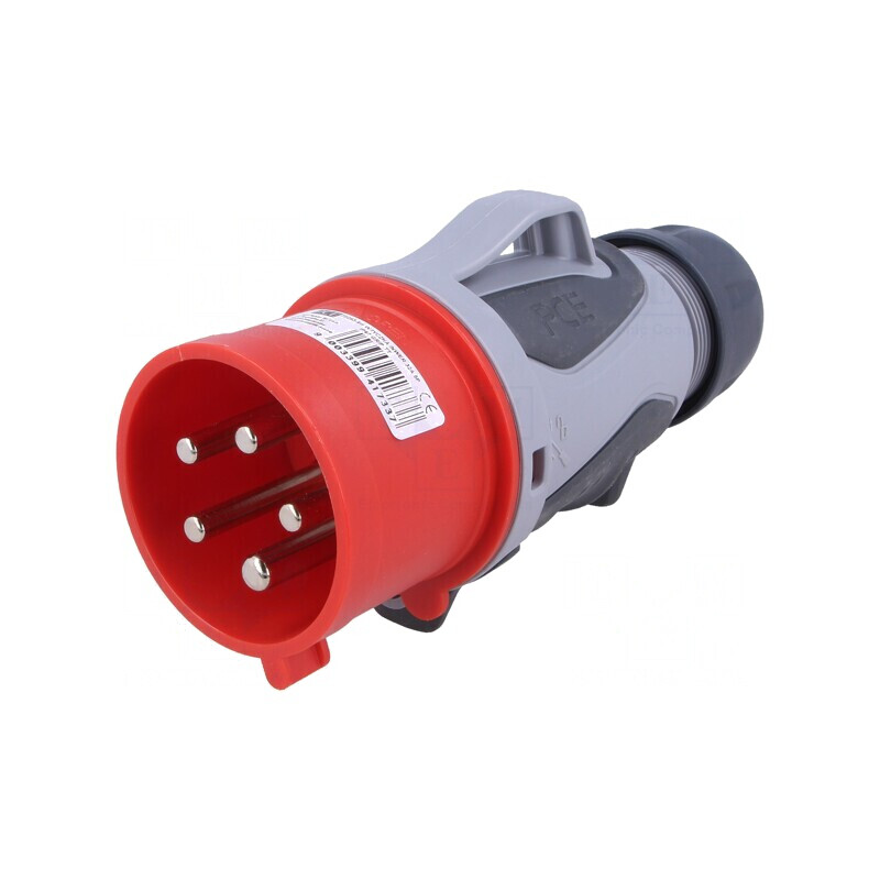 Conector alimentare AC trifazat mufă tată 32A 400VAC IP44 | Electronic-mag.ro | Componente Electronice