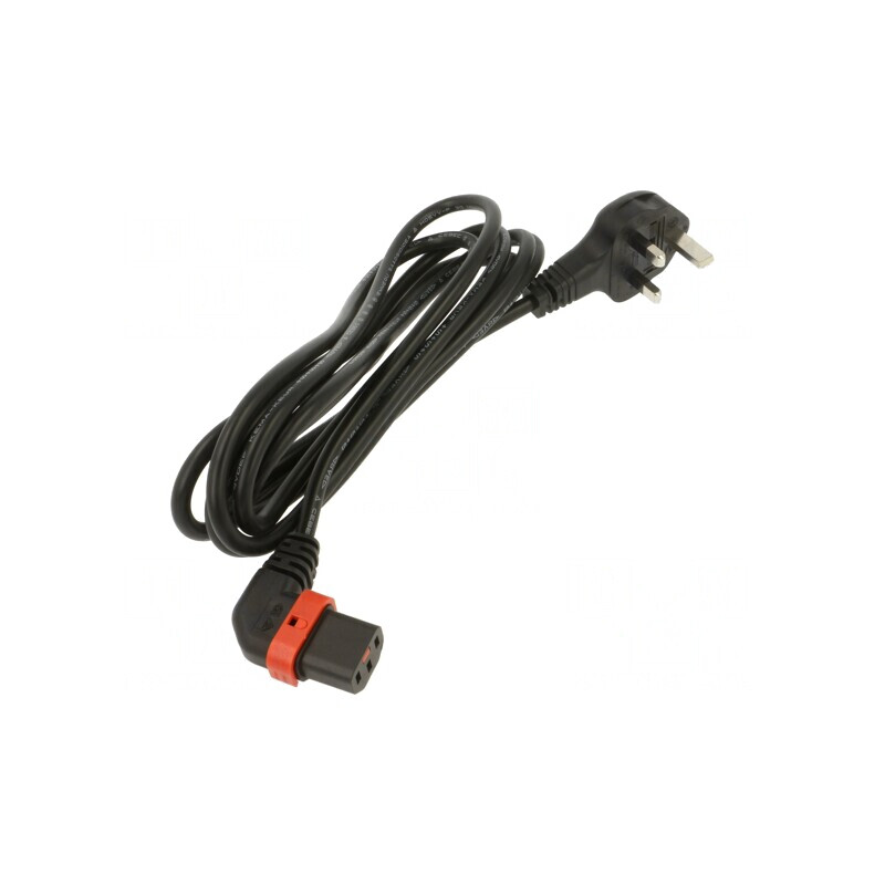 Cablu Alimentare UK BS 1363 la IEC C13 90° 3m Negru 10A 250V | Electronic-mag.ro | Componente Electronice Cablu Alimentare UK BS 1363 la IEC C13 90° 3m Negru 10A 250V | Electronic-mag.ro | Componente Electronice