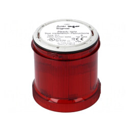 Semnalizator Luminos Bec BA15D Roșu 12-250V | Electronic-mag.ro | Componente Electronice