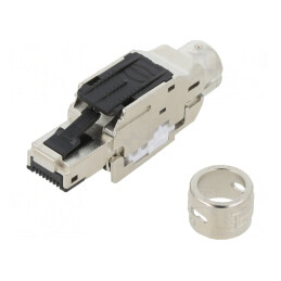 Mufă RJ45 Ecranată Cat 5 8p4c 4.5-9mm | Electronic-mag.ro | Componente Electronice