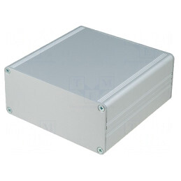 Carcasă aluminiu gri 105x100x46 mm | Electronic-mag.ro | Componente Electronice