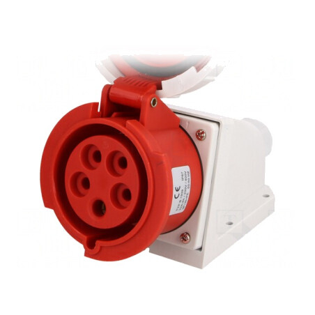 Conector AC Trifazat 32A 400V IP67 Soclu Mamă | Electronic-mag.ro | Componente Electronice