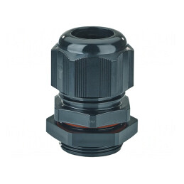 Garnitură de etanșare M32 IP66 poliamidă neagră | Electronic-mag.ro | Componente Electronice